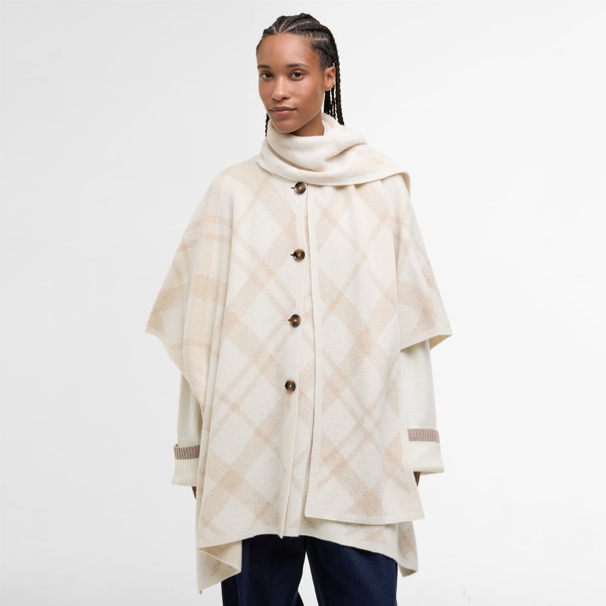 Barbour Vienna Knitted Women's Cape | Multi