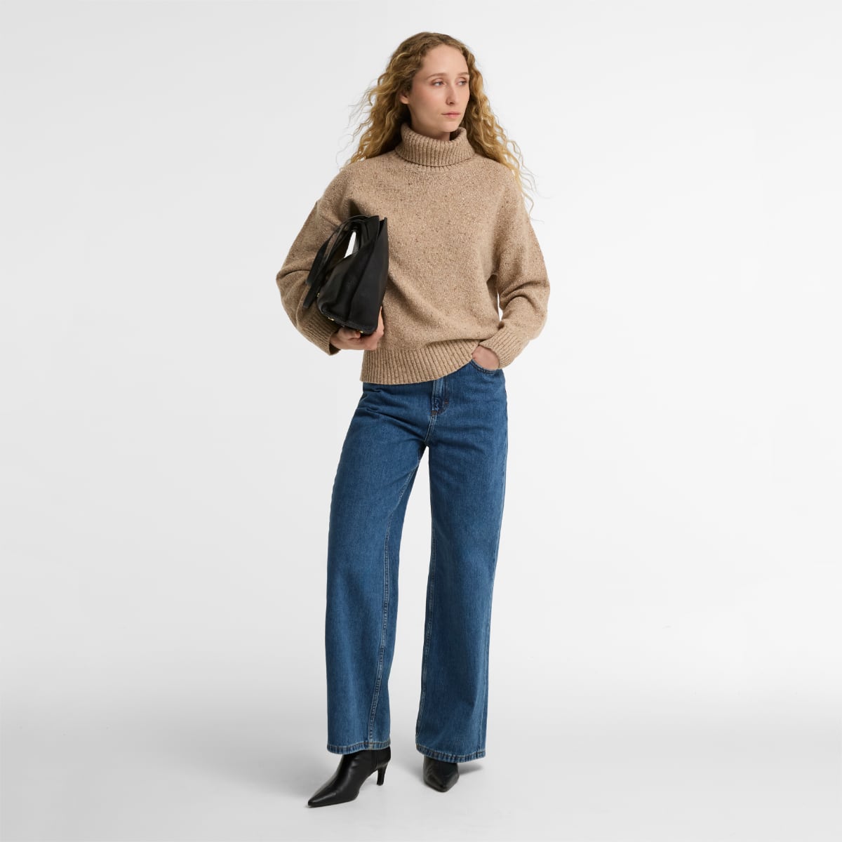 Barbour Stanford Fleck Roll-Neck Jumper | Warm Trench