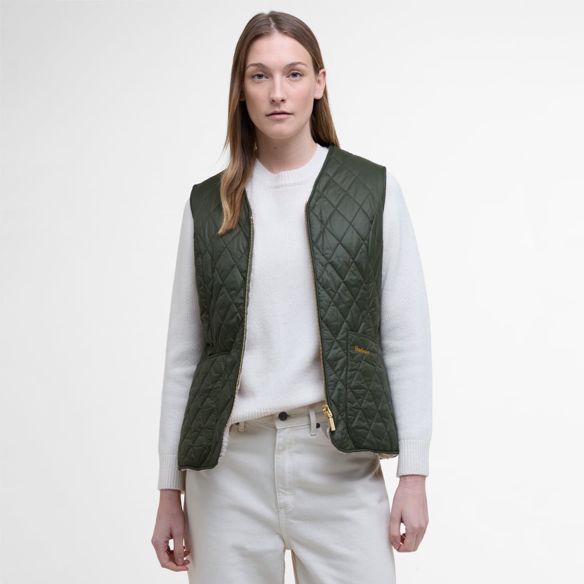 Barbour Markenfield Fleece Interactive Women's Liner | Olive