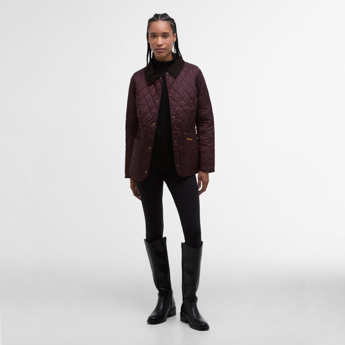 Barbour Annandale Women's Quilted Jacket | Black Cherry