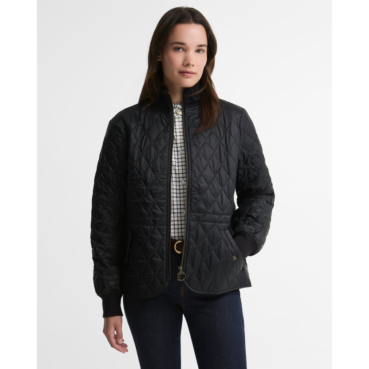 Barbour Hermione Women's Quilted Jacket | Black/Shadow Classic