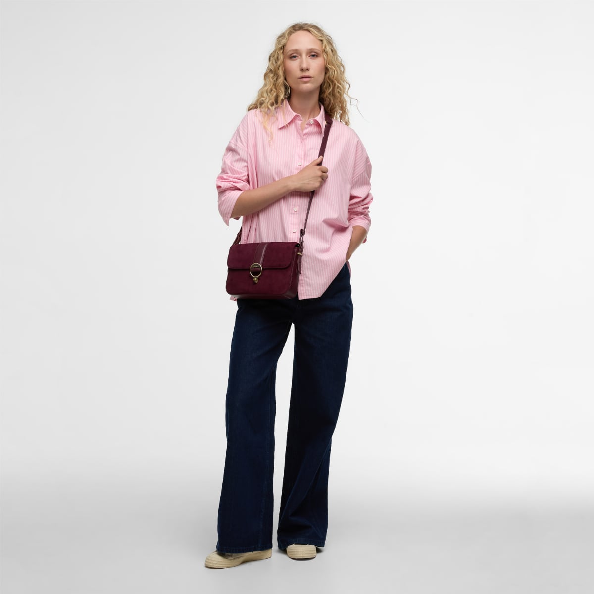 Barbour Rosie Women's Long-Sleeved Shirt | Cherry Blossom Stripe