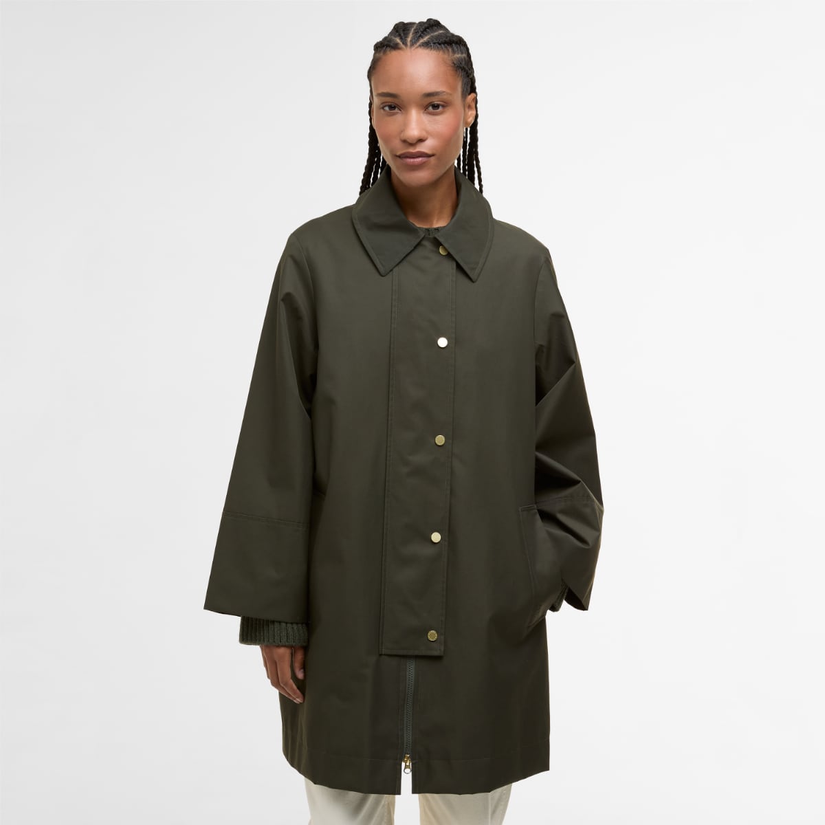 Barbour Fia Women's Showerproof Jacket | Sage
