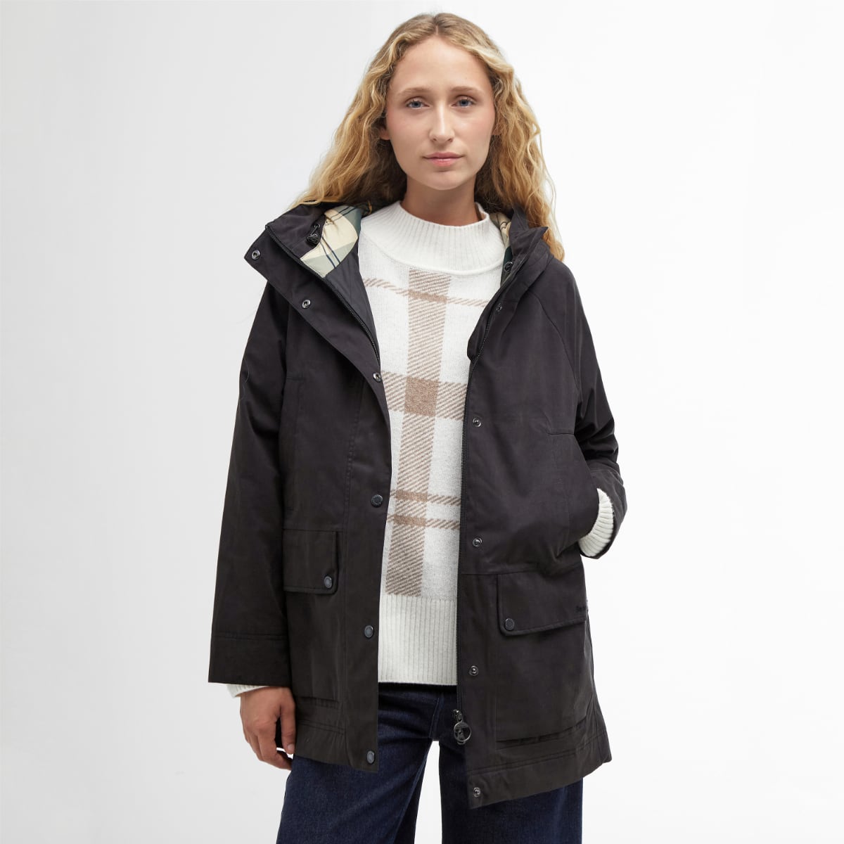 Barbour Winter Beadnell Women's Waterproof Jacket | Black