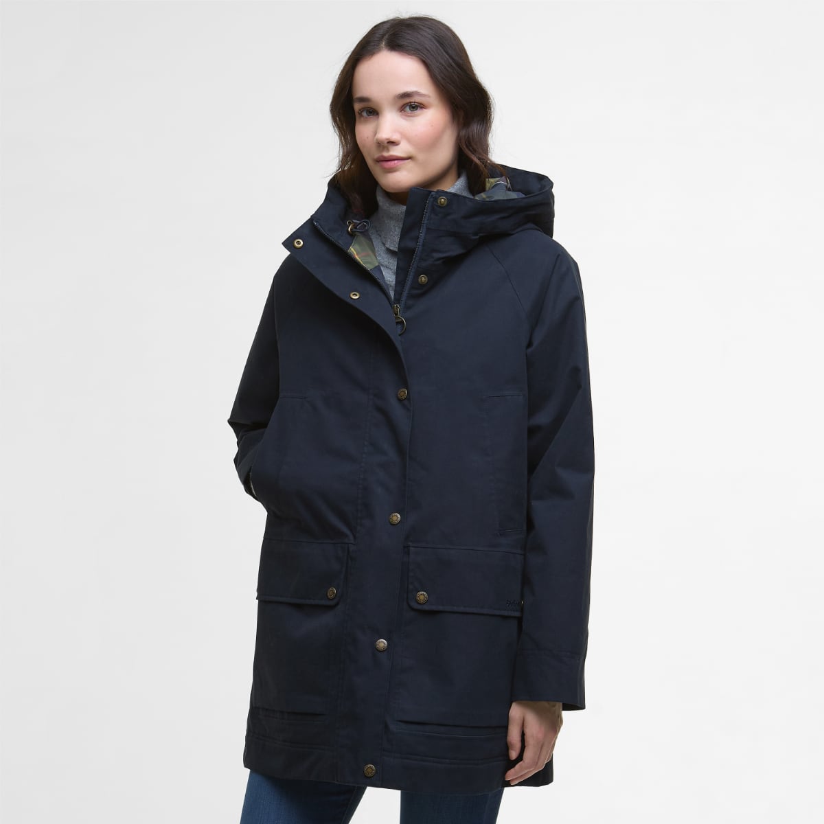 Barbour Winter Beadnell Women's Waterproof Jacket | Dark Navy