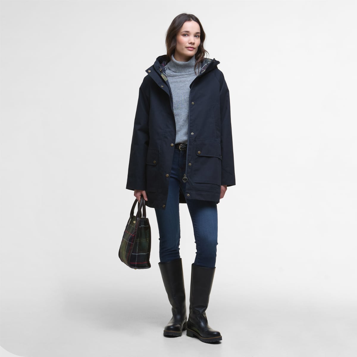 Barbour Winter Beadnell Women's Waterproof Jacket | Dark Navy