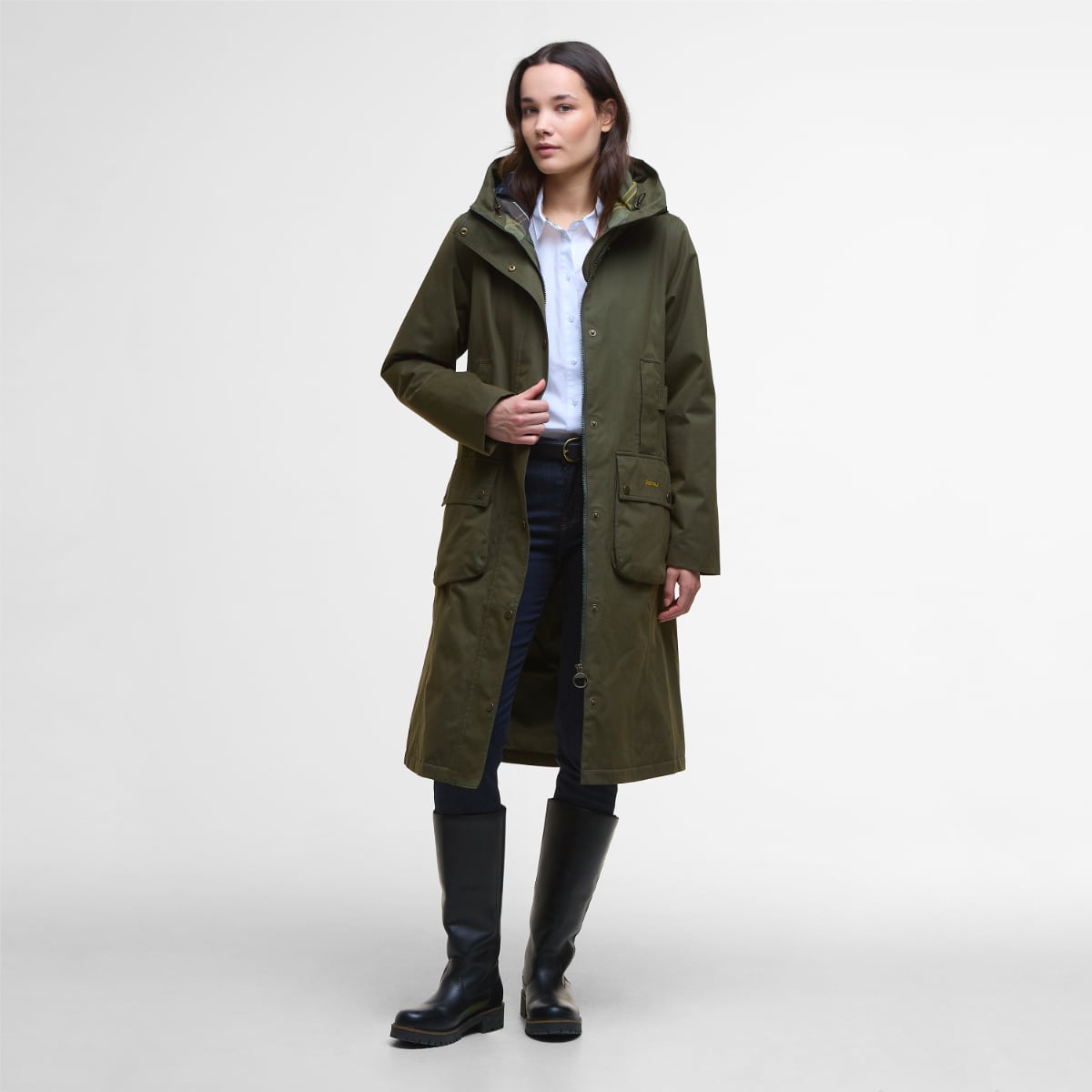 Barbour Bamburgh Women's Waterproof Jacket | Olive