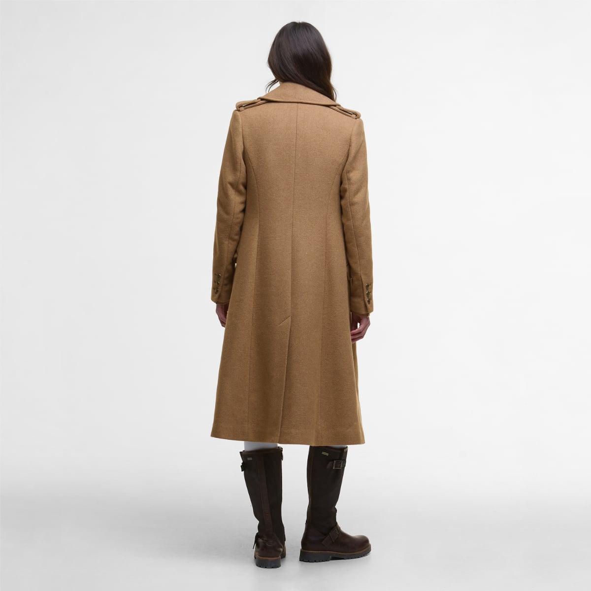 Barbour Cottesmore Women's Wool Coat | Camel