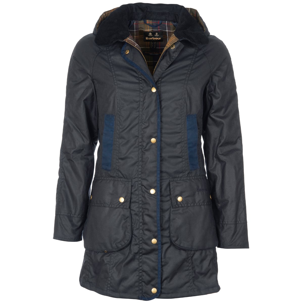 Barbour Bower Women's Waxed Jacket | Navy