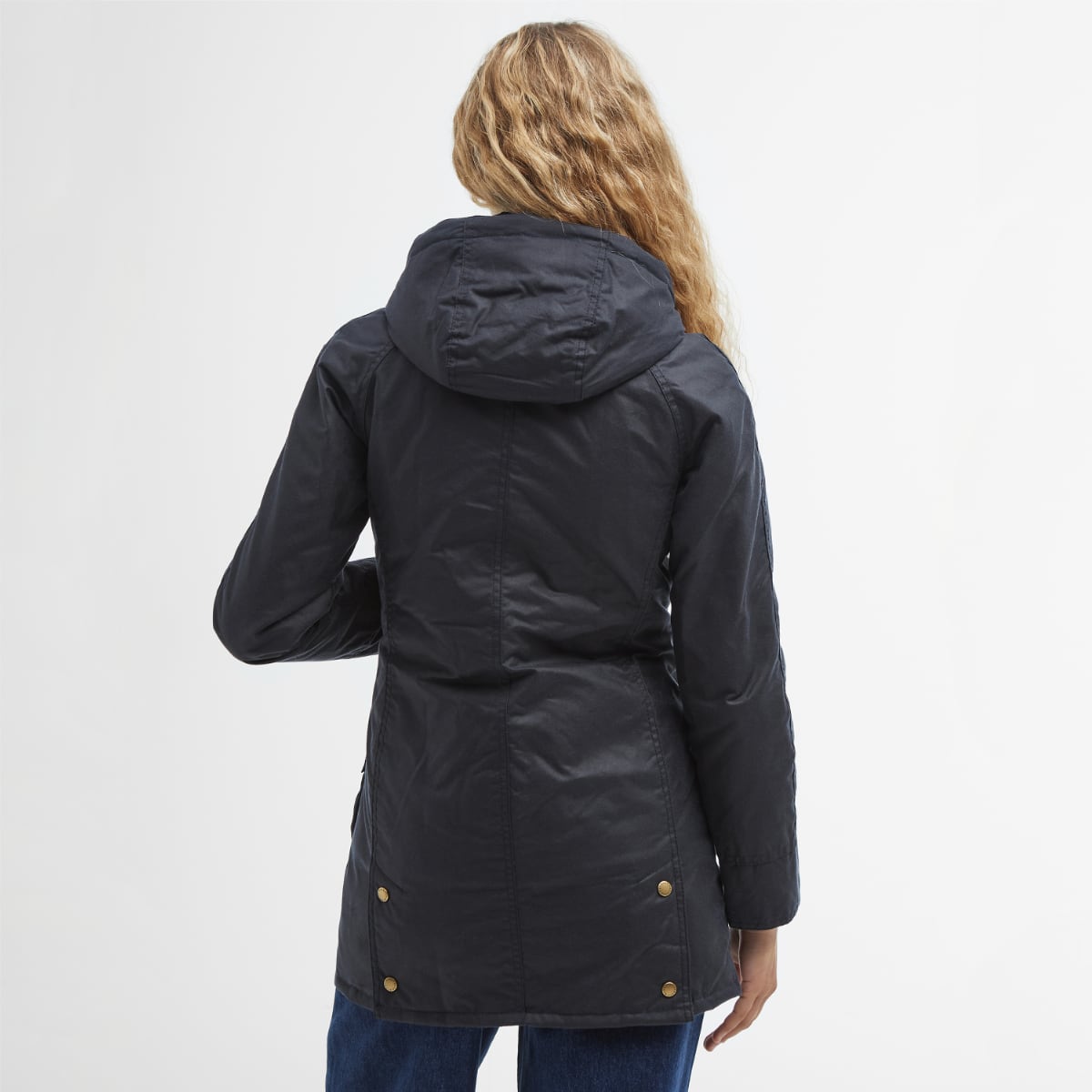 Barbour Bower Women's Waxed Jacket | Navy