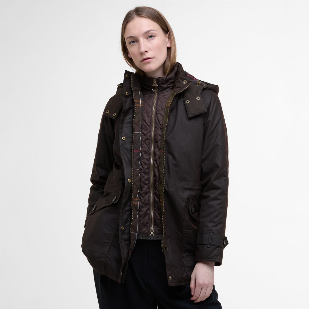 Barbour Cannich Women's Waxed Jacket | Rustic
