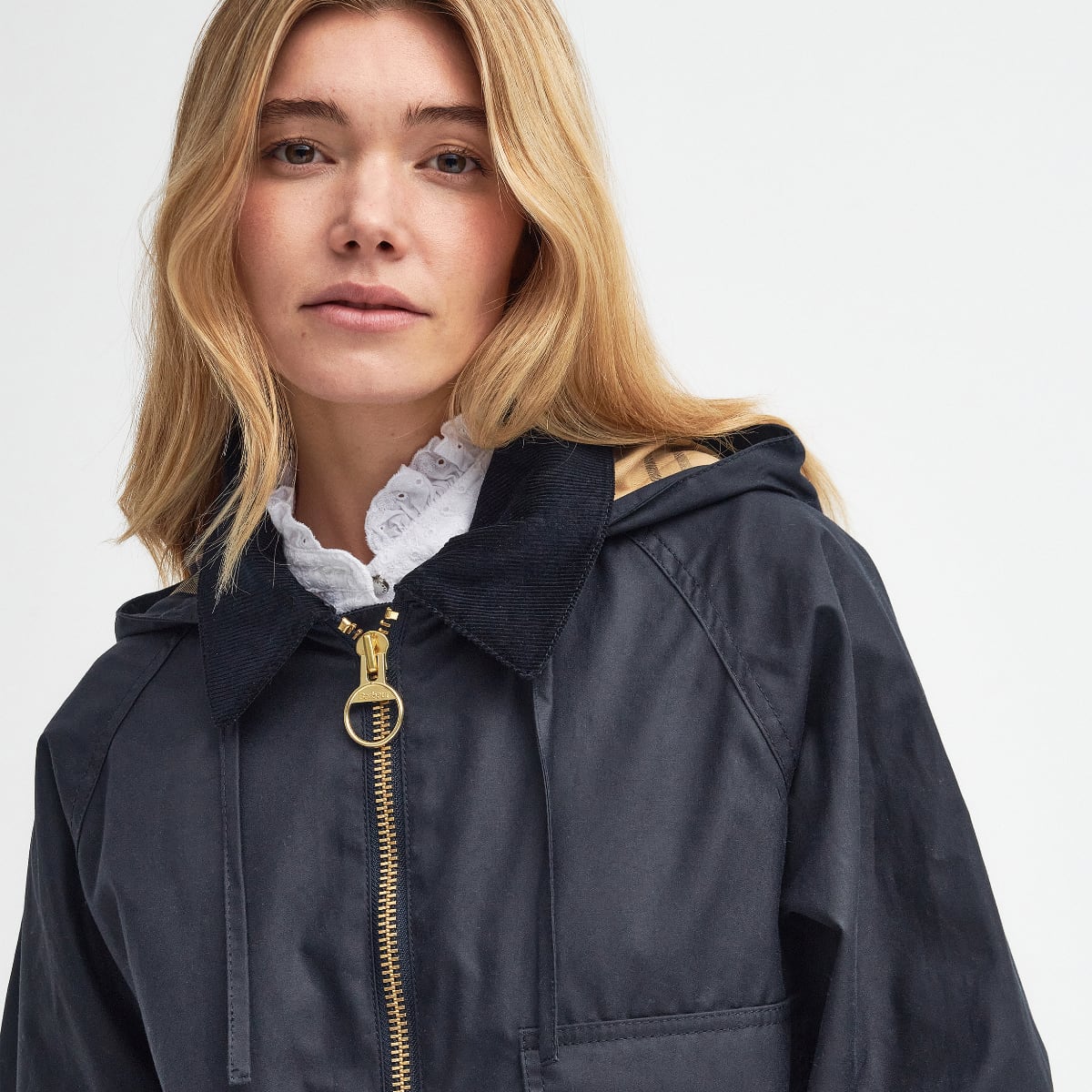 Barbour Highclere Women's Waxed Jacket | Classic Navy