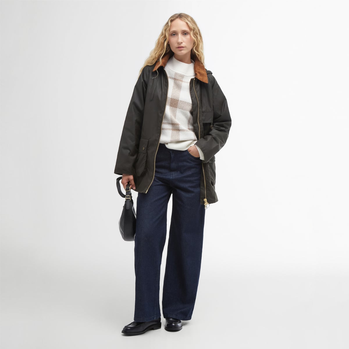 Barbour Highclere Women's Waxed Jacket | Olive