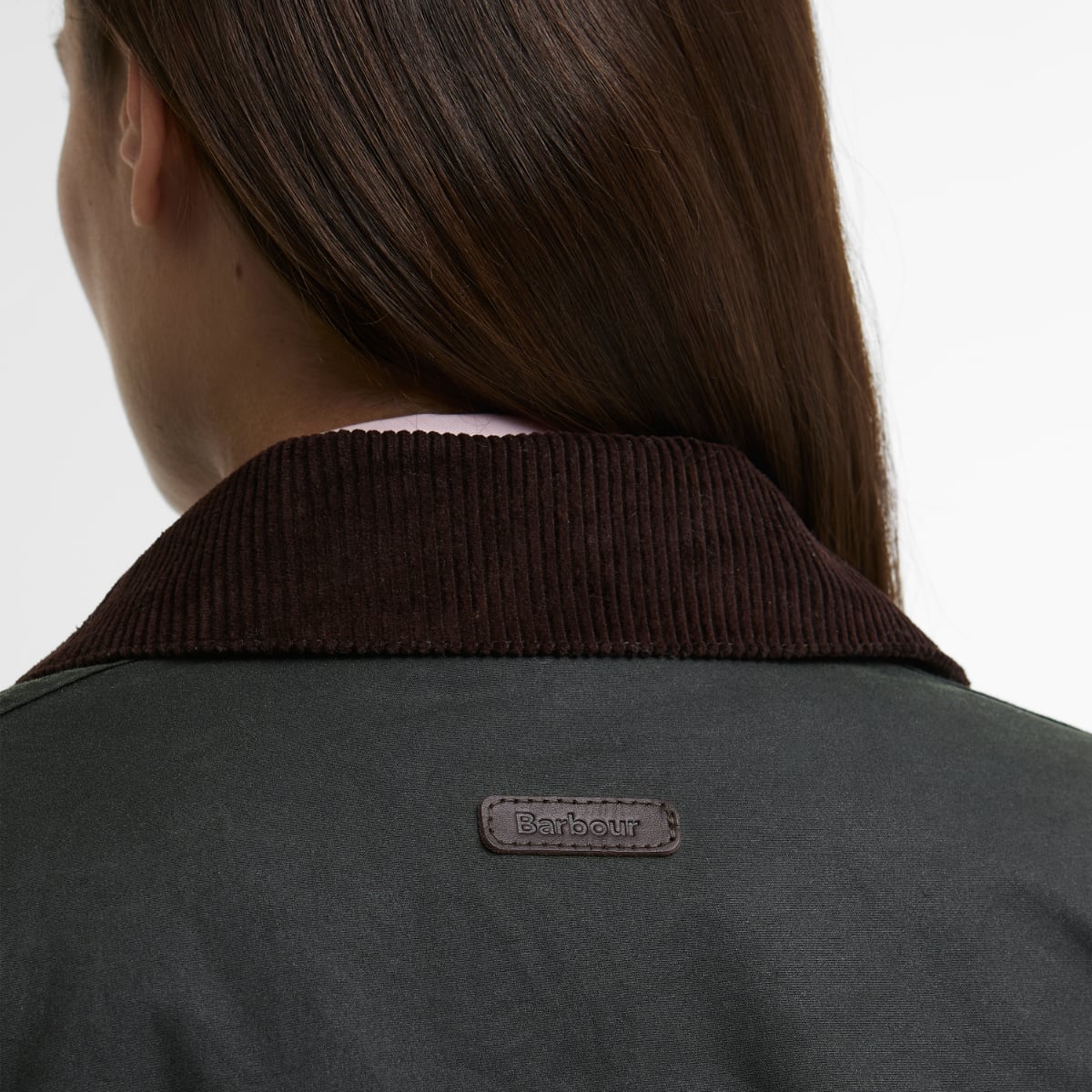 Barbour Modern Border Women's Waxed Jacket | Sage