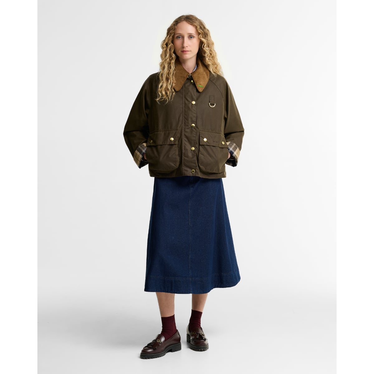 Barbour Icons Modern Spey Waxed Women's Jacket | Beech/Birchwood