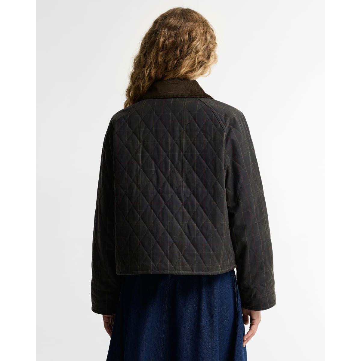 Barbour Tartan Reimagined Icons Quilted Spey Women's Waxed | Olive/Classic