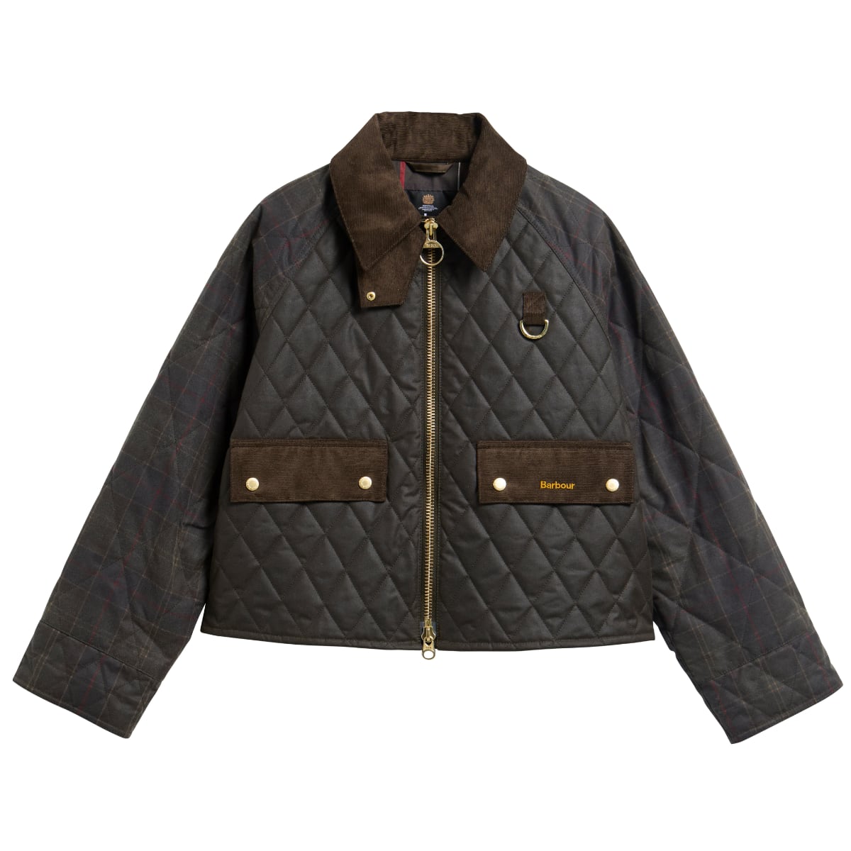 Barbour Tartan Reimagined Icons Quilted Spey Women's Waxed | Olive/Classic