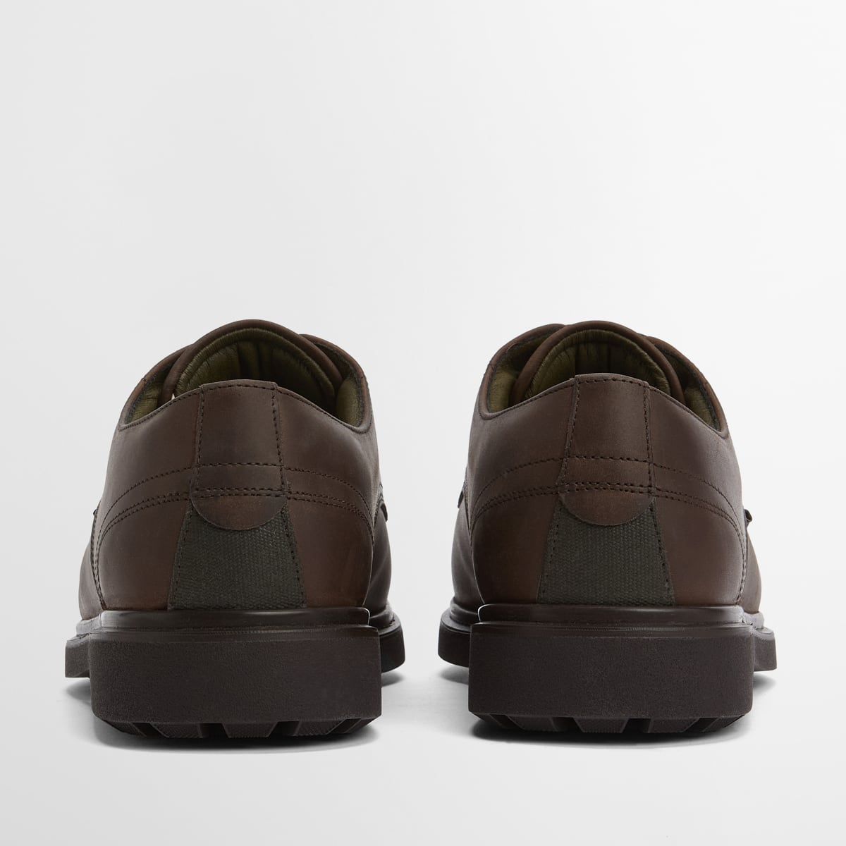 Barbour Carthy Men's Derby Brogue Shoe | Dark Brown