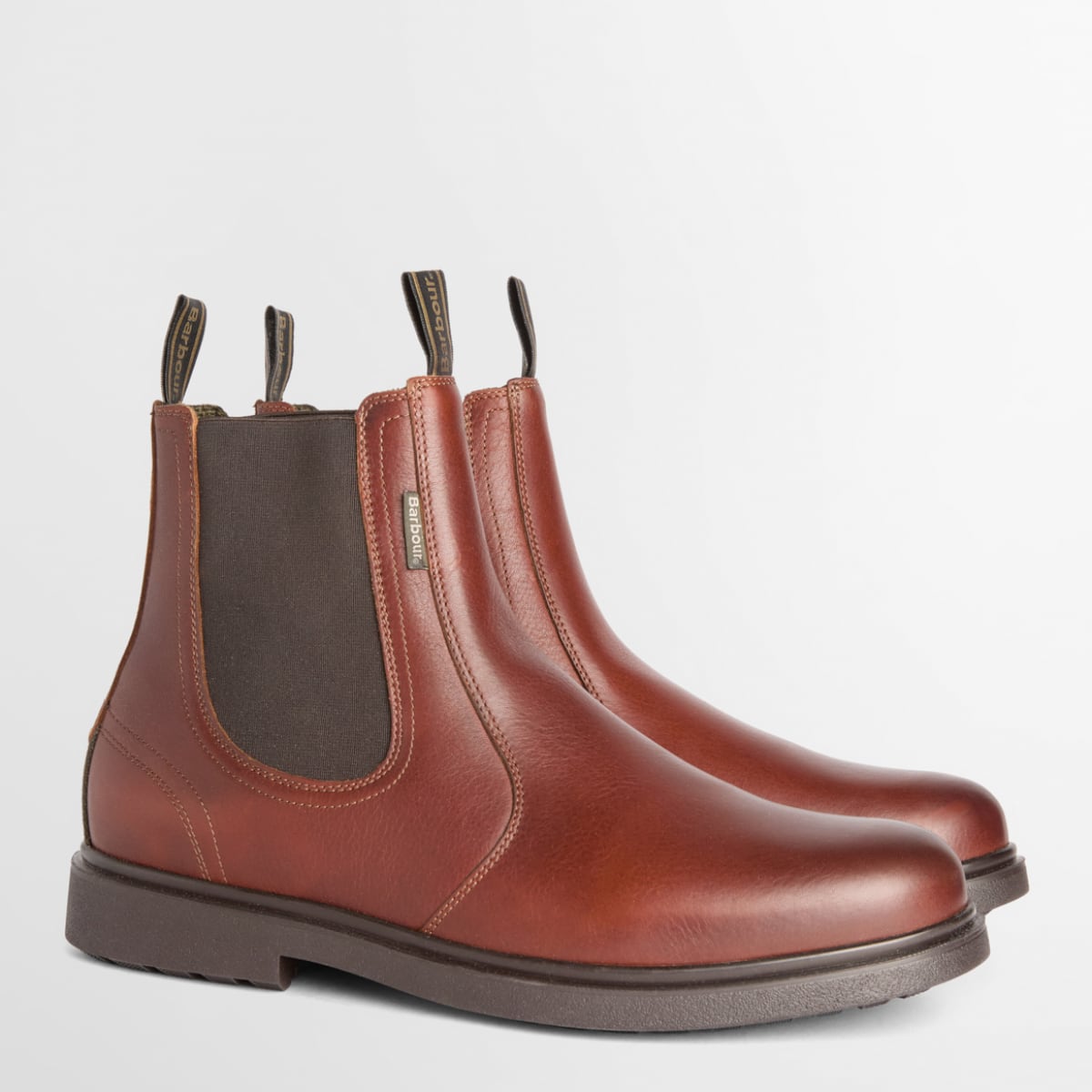 Barbour Hale Men's Chelsea Boots | Chestnut Brown
