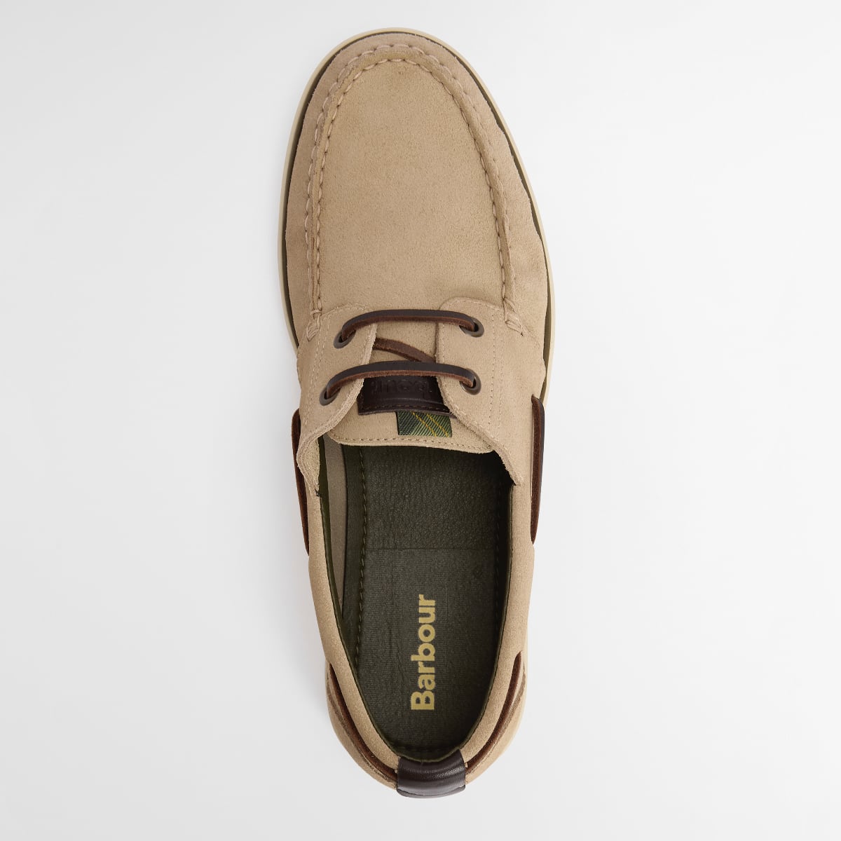 Barbour Rothley Boat Shoes | Taupe