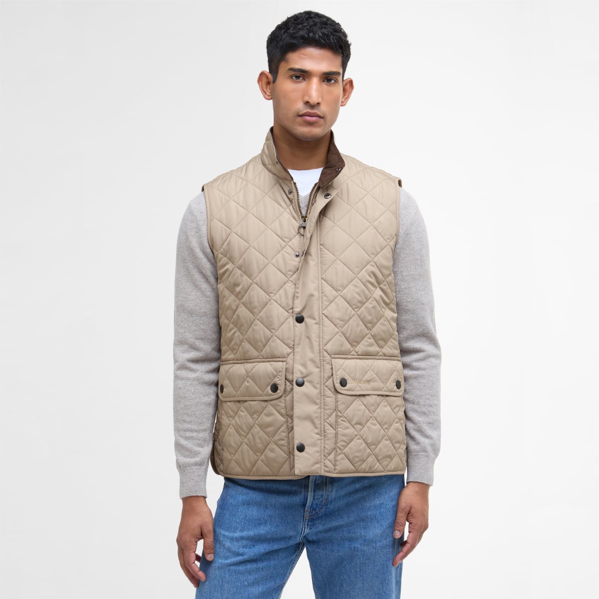 Barbour NEW Lowerdale Quilted Men's Gilet | Washed Stone