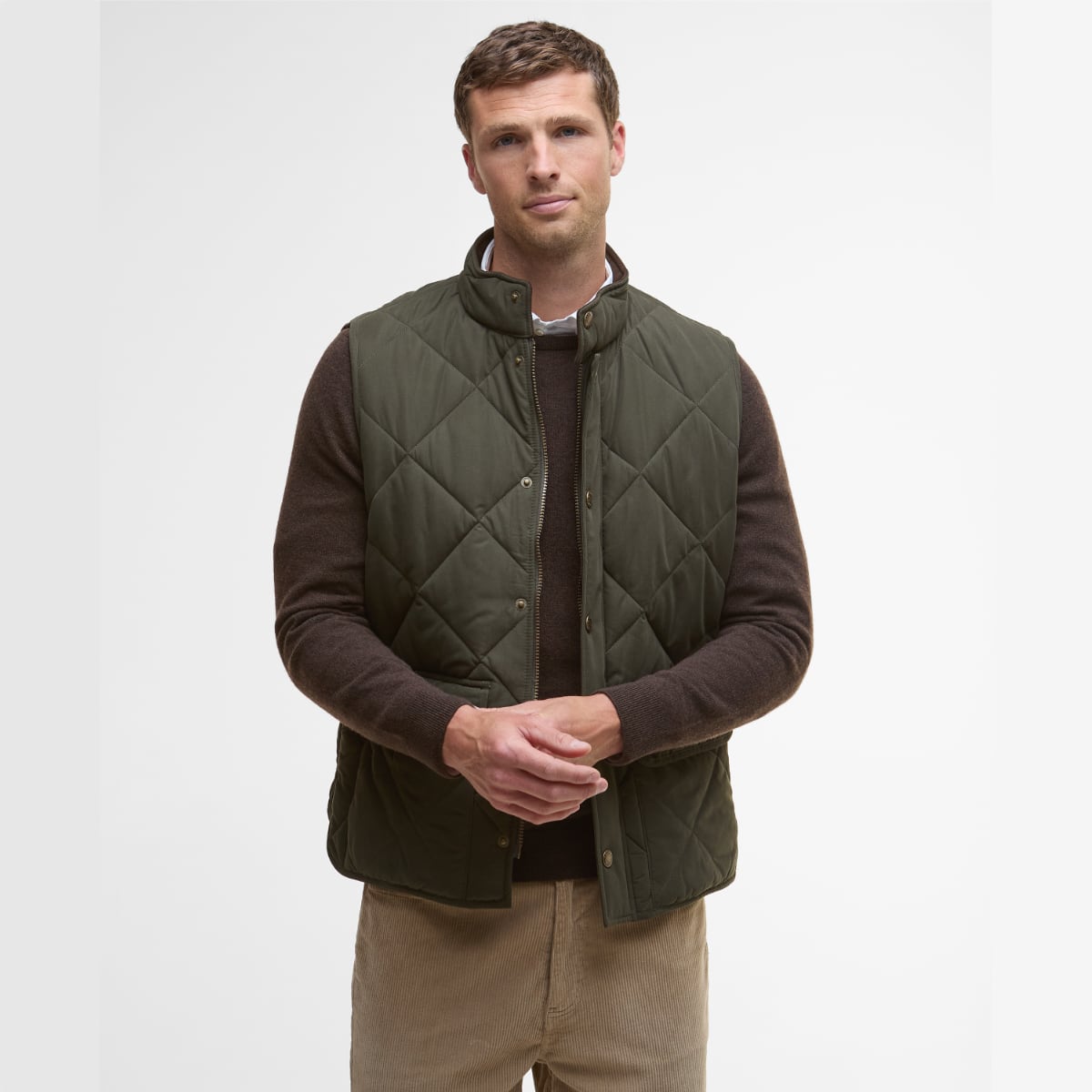 Barbour WINTER Lowerdale Men's Gilet | Dark Olive