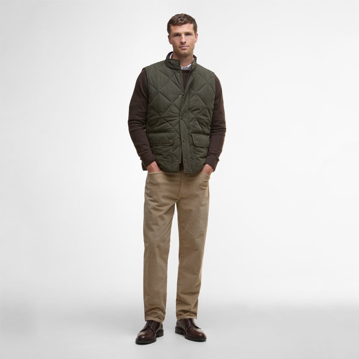 Barbour WINTER Lowerdale Men's Gilet | Dark Olive