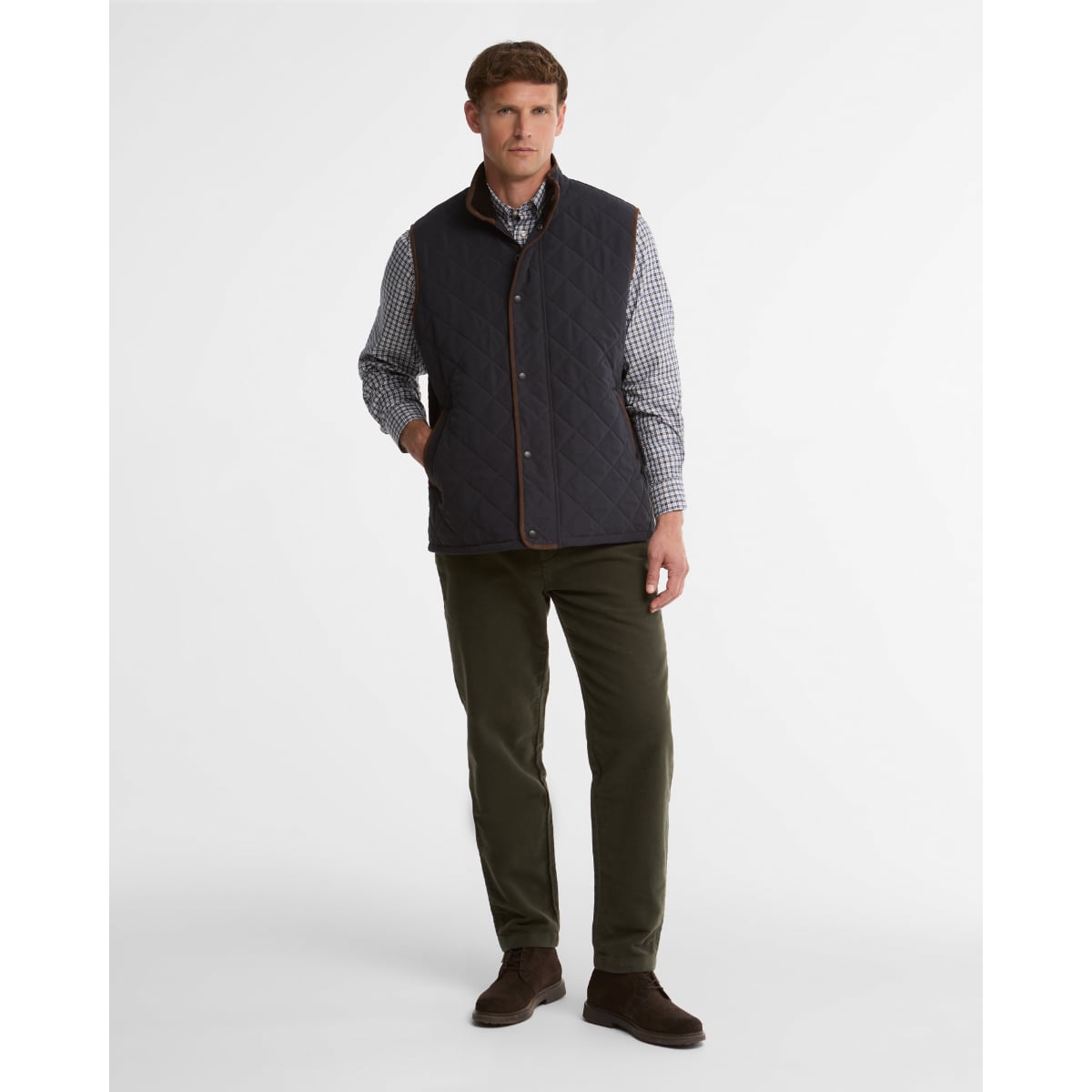Barbour Rosley Polarquilt Men's Gilet | Dark Navy