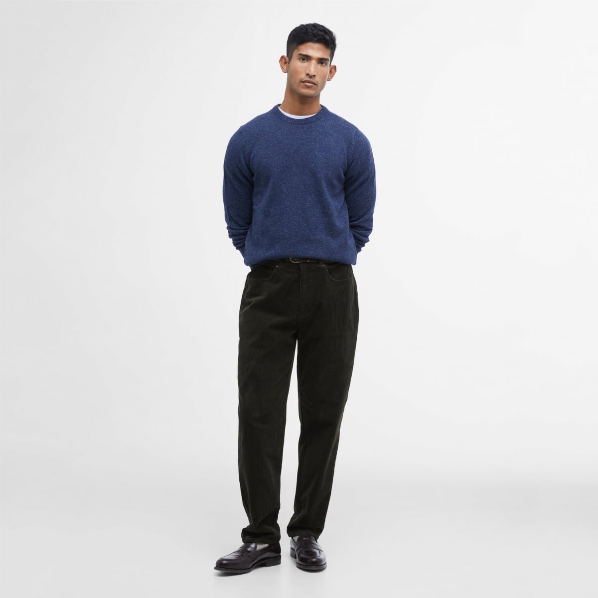 Barbour Tisbury Crew Neck Men's Jumper | Deep Blue