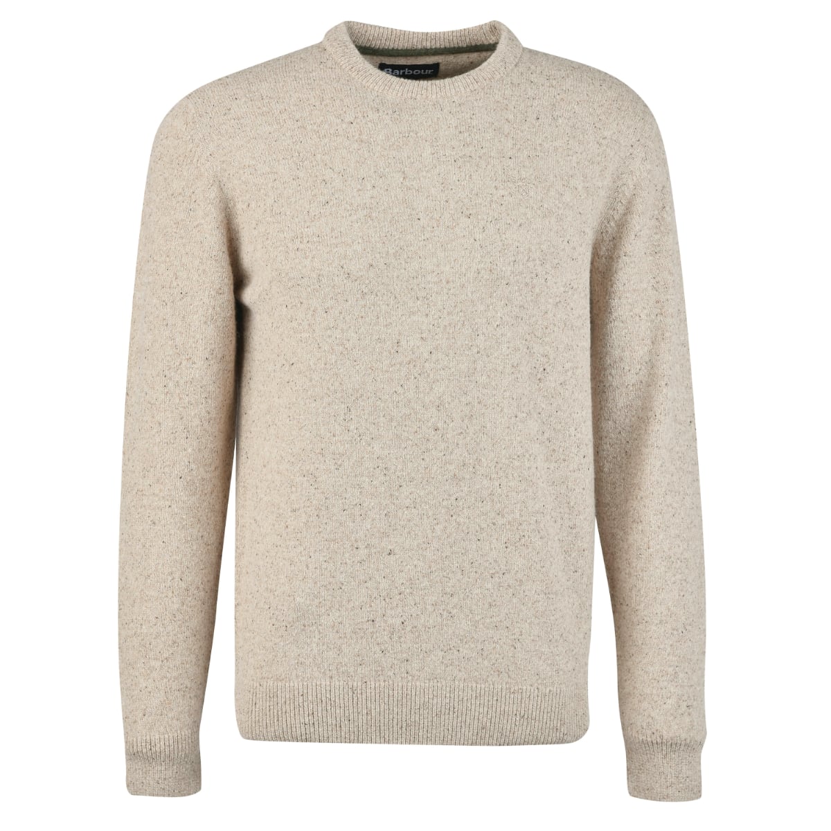 Barbour Tisbury Crew Neck Men's Jumper | Stone
