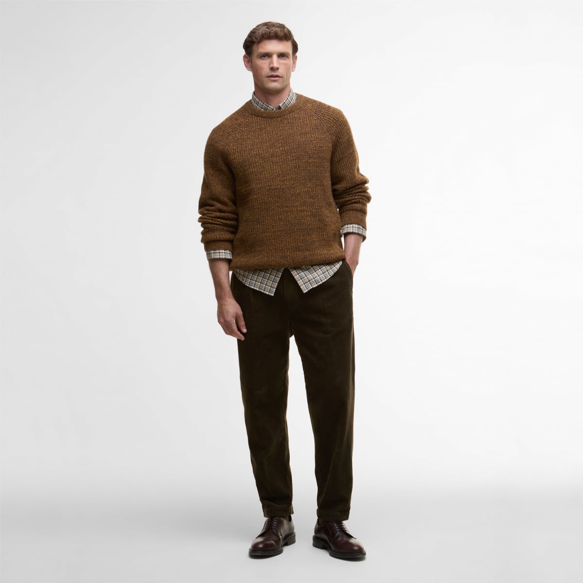 Barbour Horseford Crew Neck Sweater | Copper