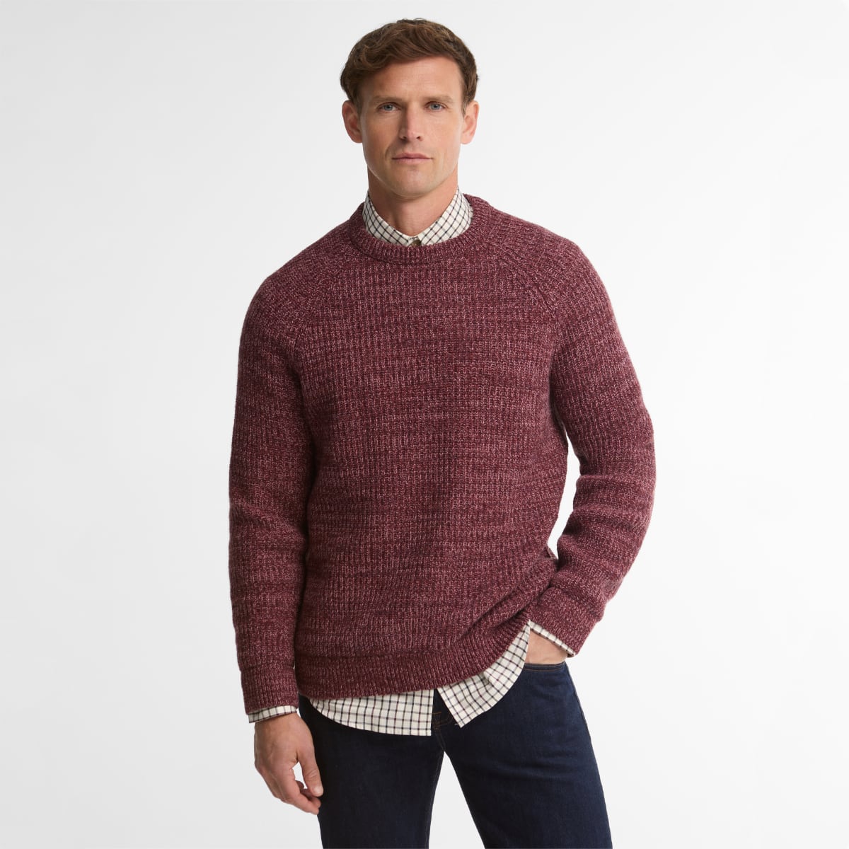 Barbour Horseford Crew Neck Sweater | Mauve