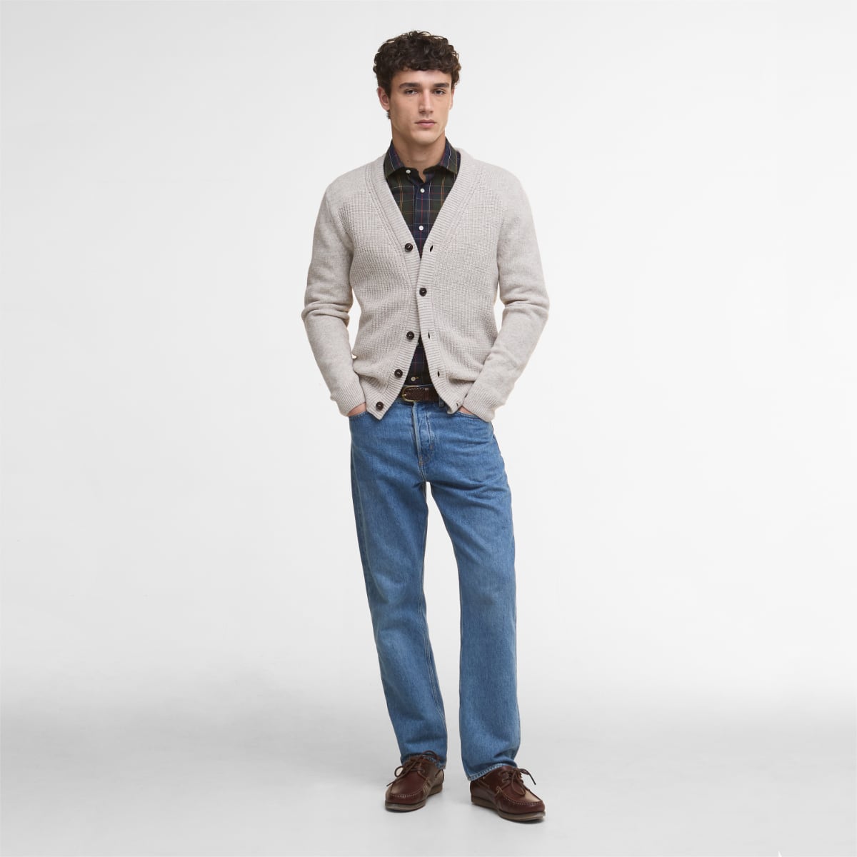 Barbour Mainland Men's Cardigan | Mist