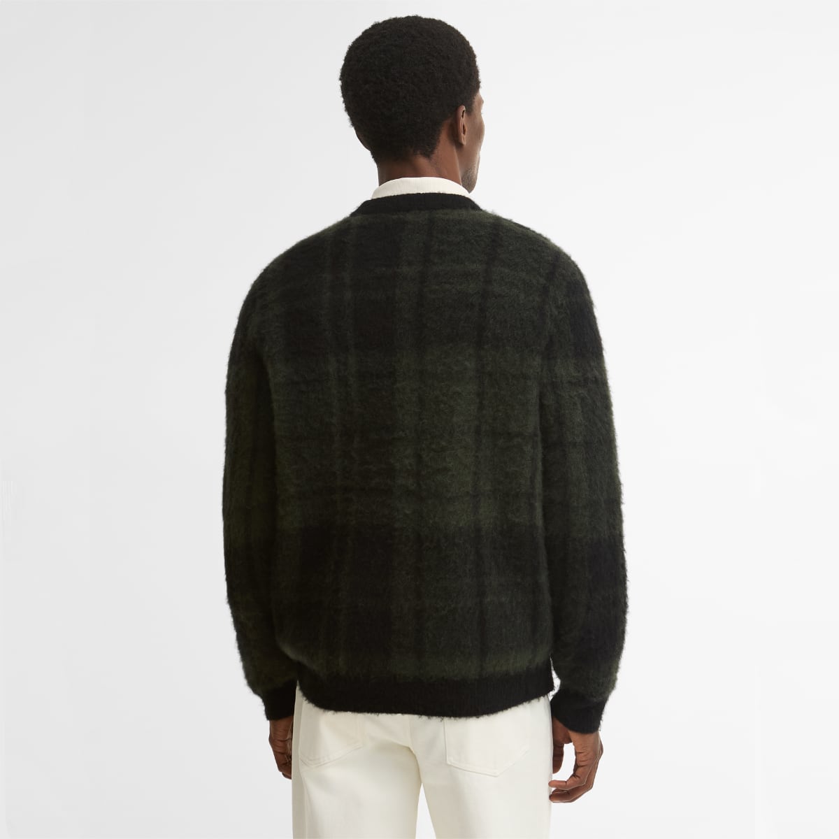 Barbour Hunham V-Neck Men's Sweater | Black