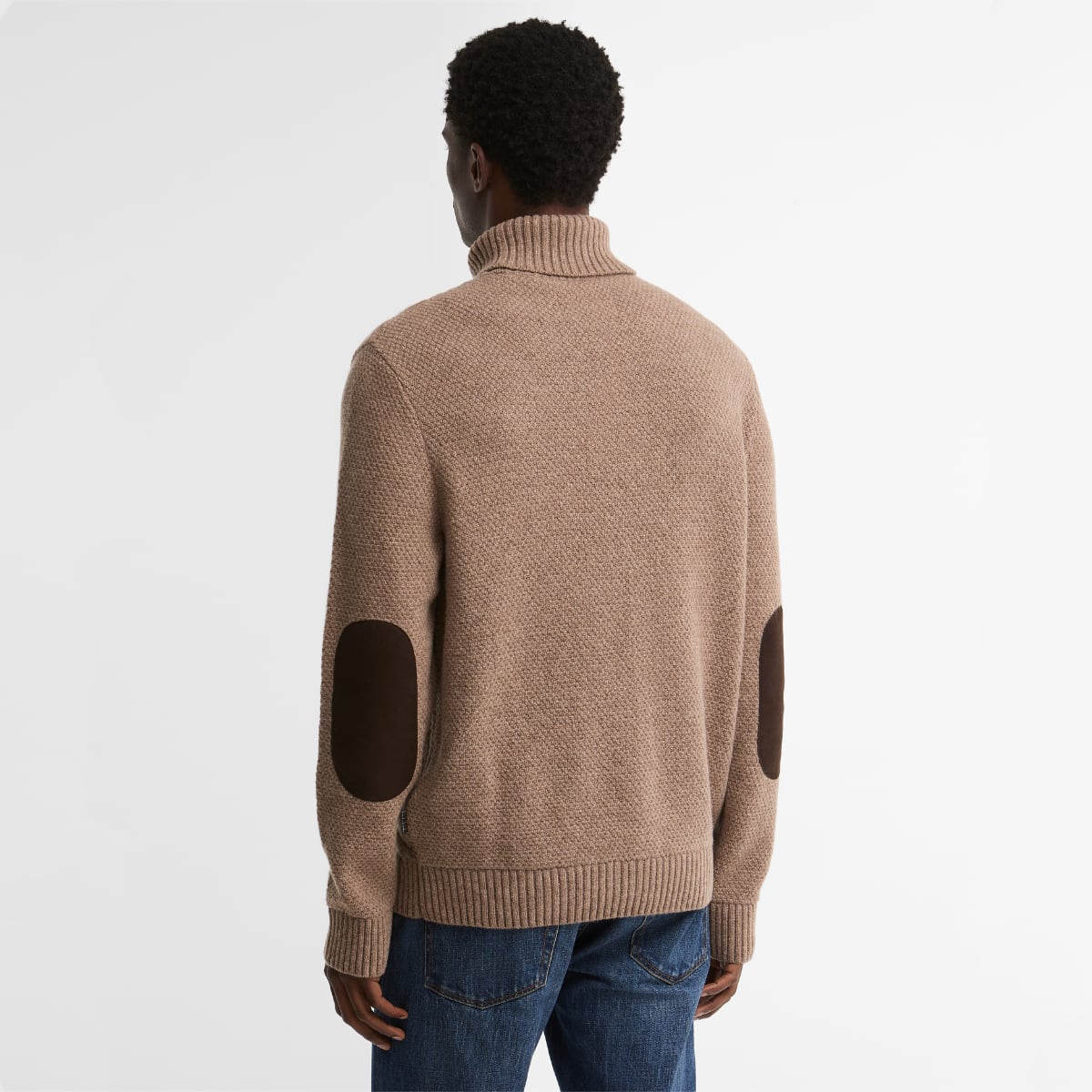Barbour Staplecross Rollneck Lambswool Men's Sweater | Stone