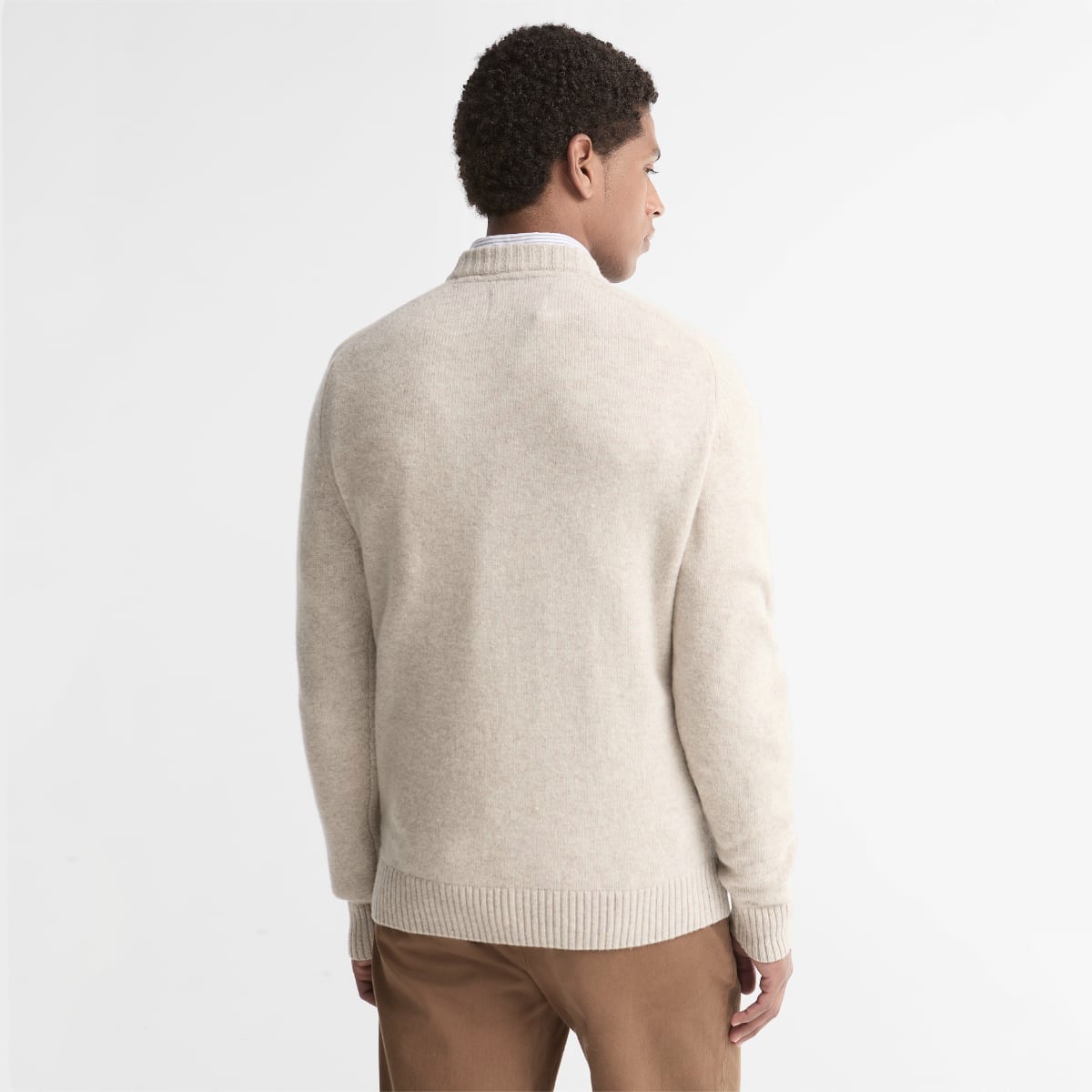 Barbour Newtown Crew Neck Men's Sweater | Light Grey