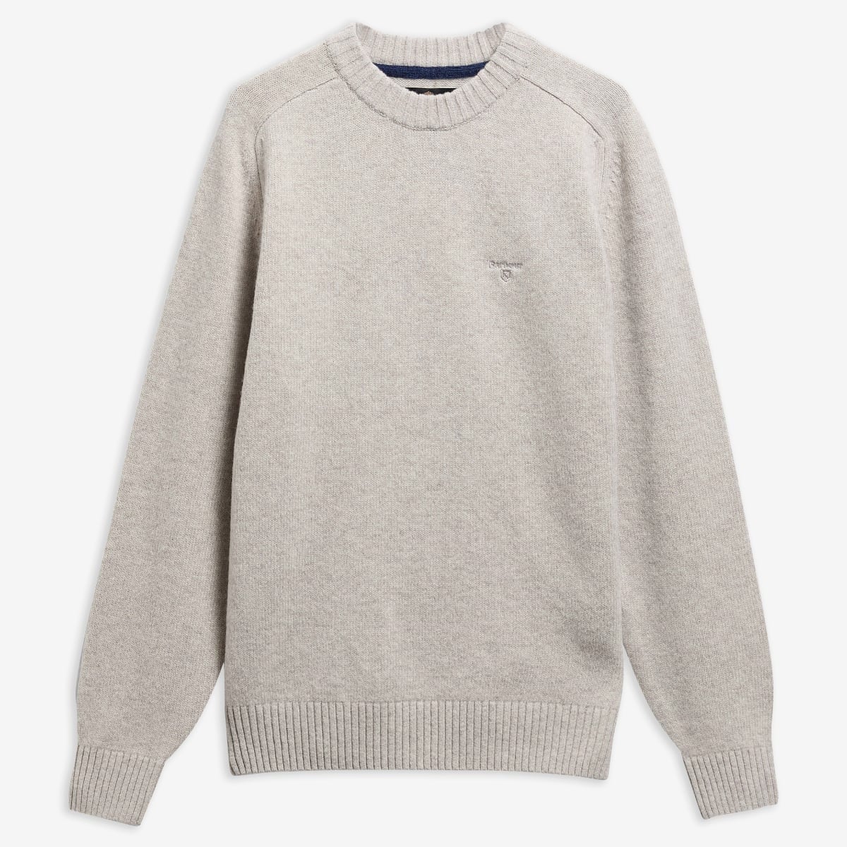 Barbour Newtown Crew Neck Men's Sweater | Light Grey