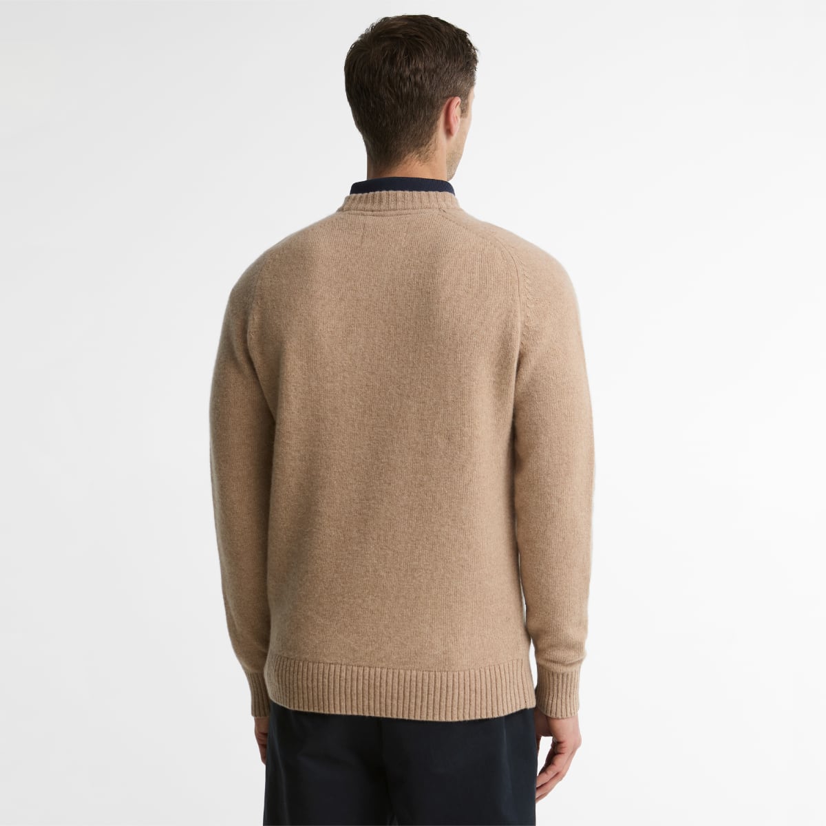 Barbour Newtown Crew Neck Men's Sweater | Washed Stone