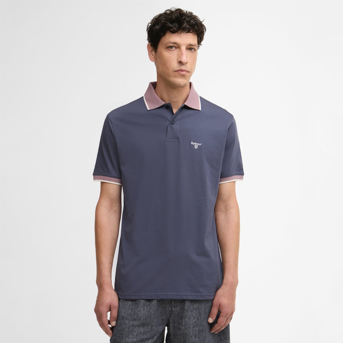 Barbour Cornsay Men's Polo Shirt | Washed Navy