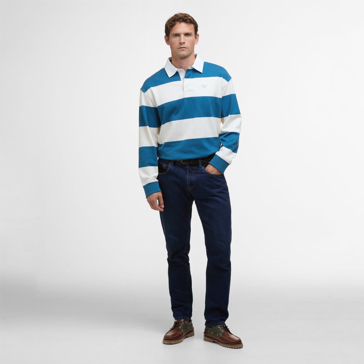 Barbour Broome Men's Rugby Shirt | Midnight