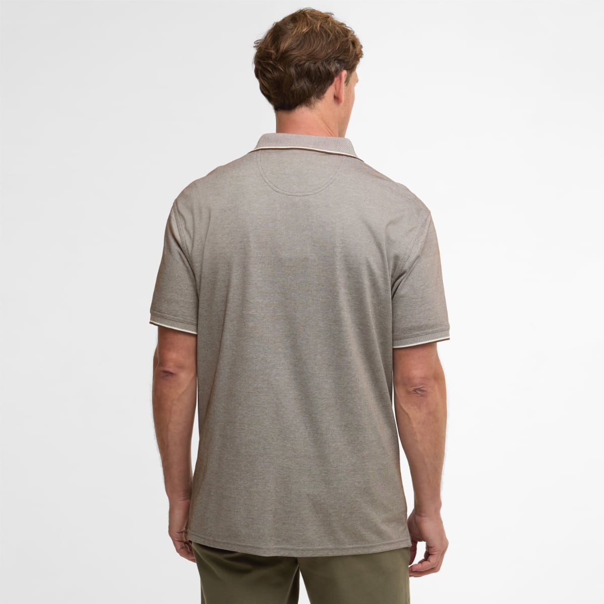 Barbour Heydon Performance Men's Polo Shirt | Dark Sand