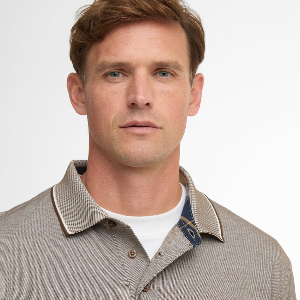 Barbour Heydon Performance Men's Polo Shirt | Dark Sand