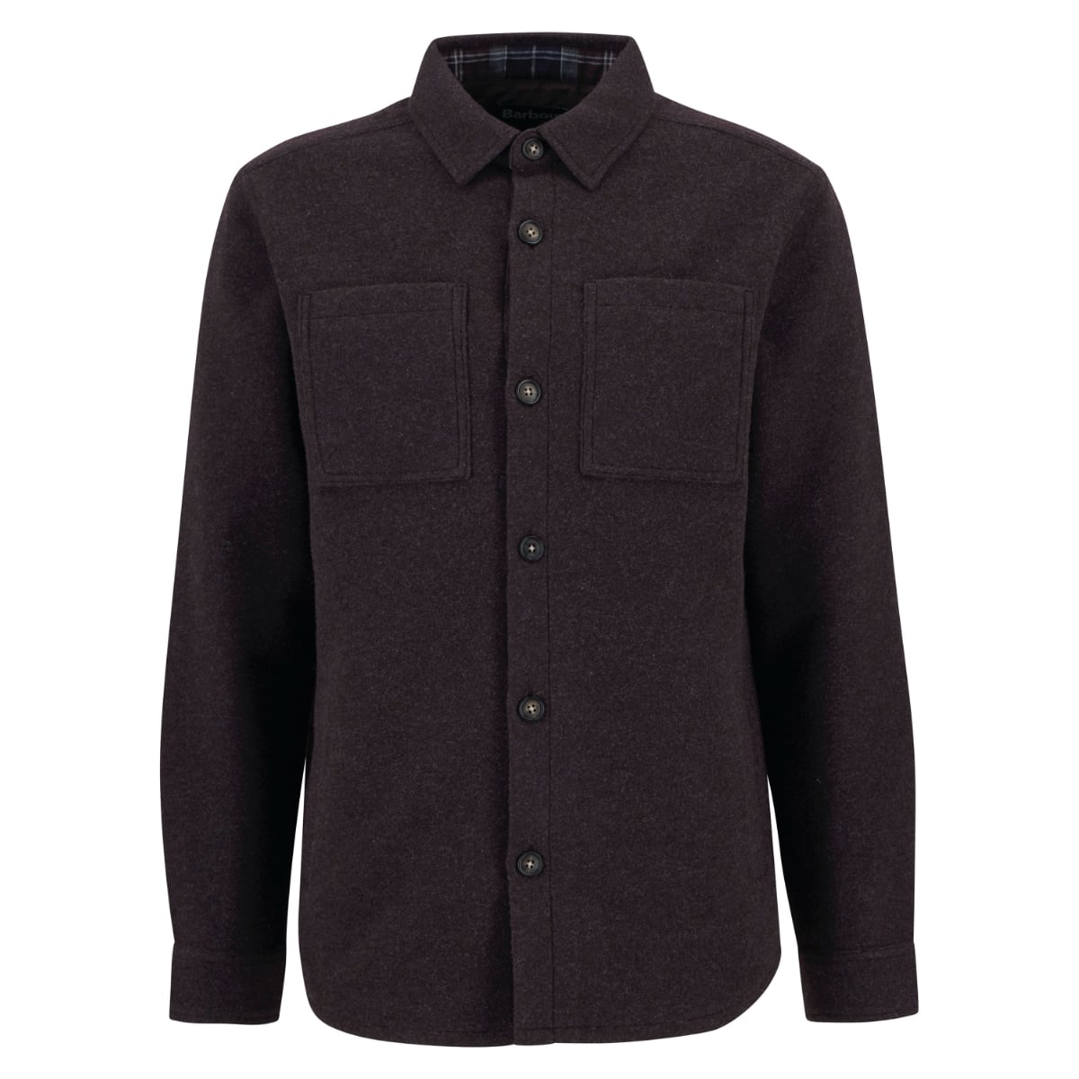 Barbour Marlow Wool Tailored Men's Overshirt | Dark Oak