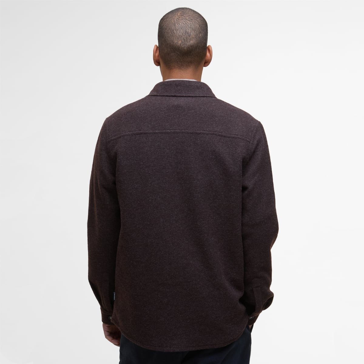 Barbour Marlow Wool Tailored Men's Overshirt | Dark Oak