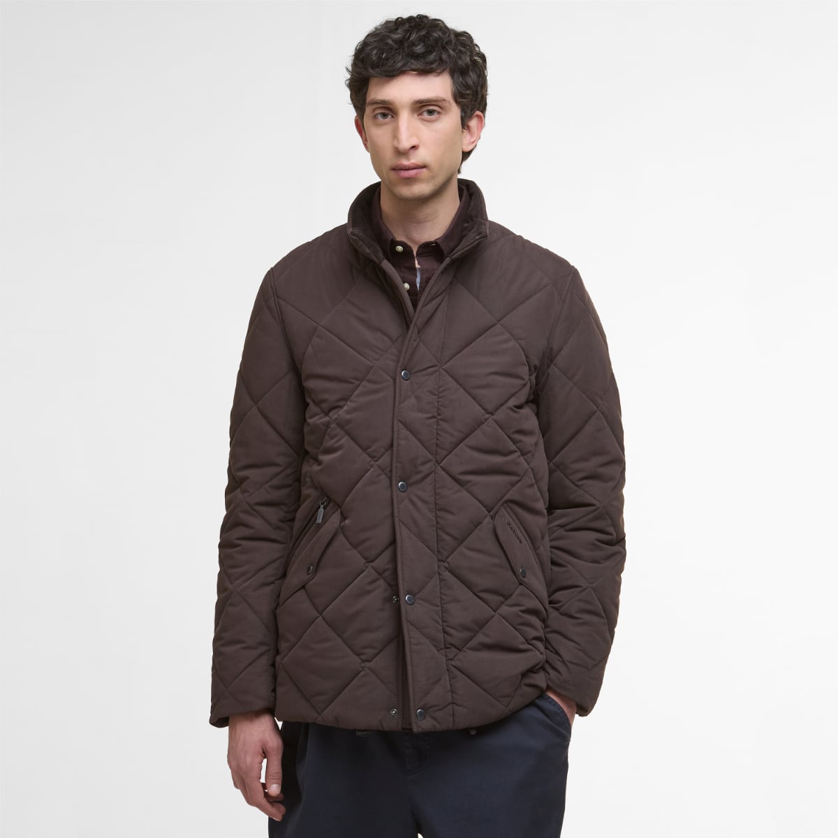 Barbour Winter Chelsea Quilted Men's Jacket | Black Oak