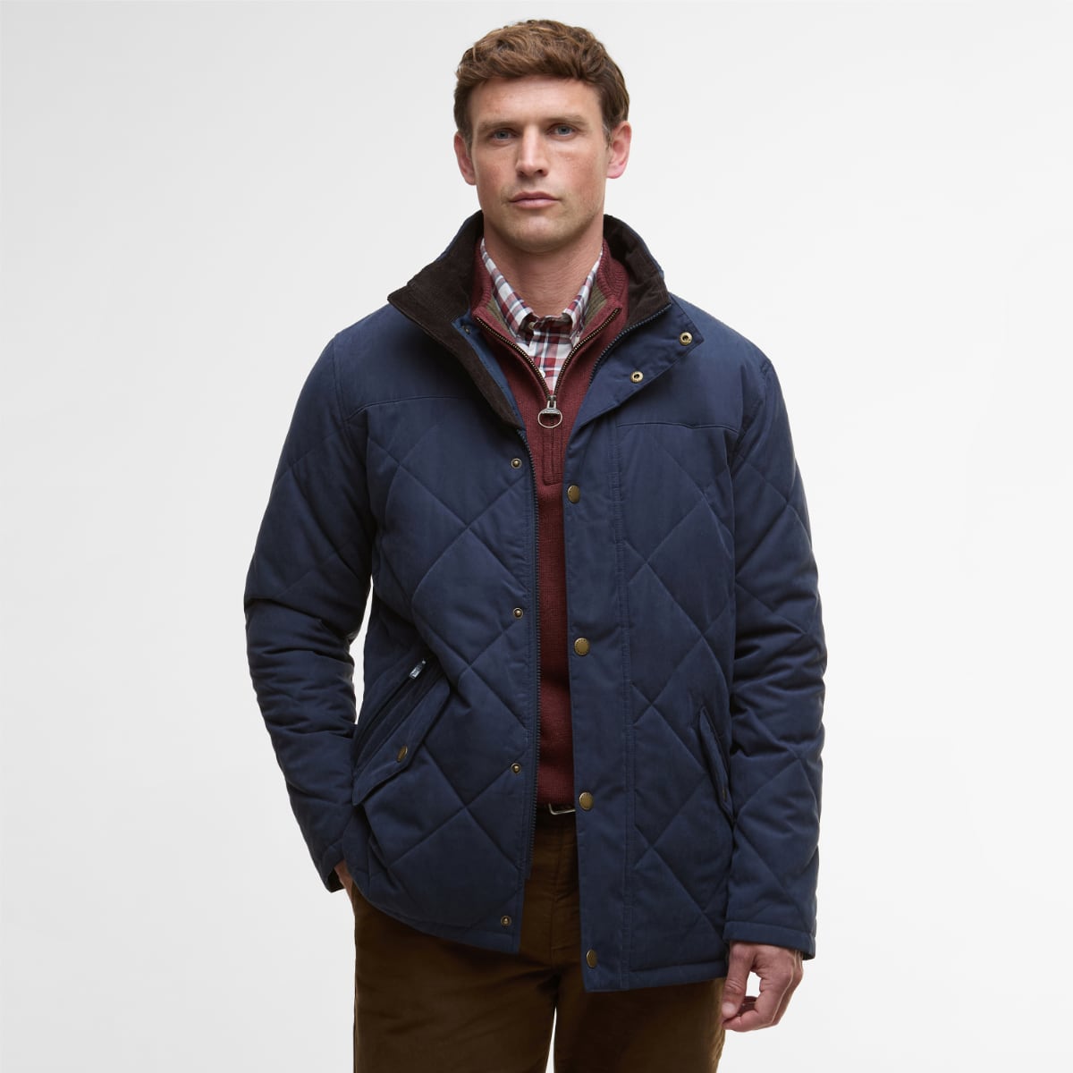 Barbour Elter Quilted Men's Jacket | Navy