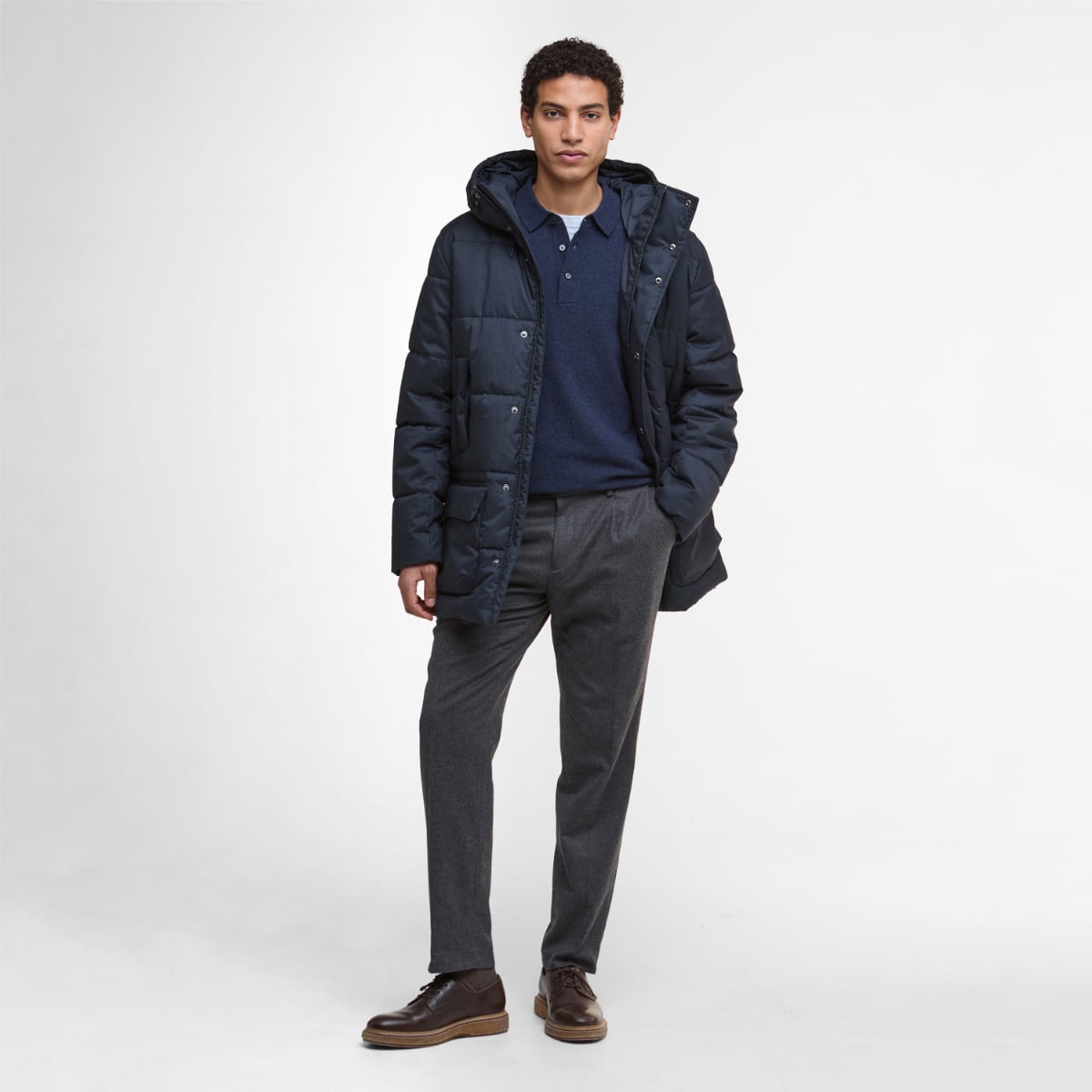Barbour Winter Beaufort Puffer Men's Jacket | Navy