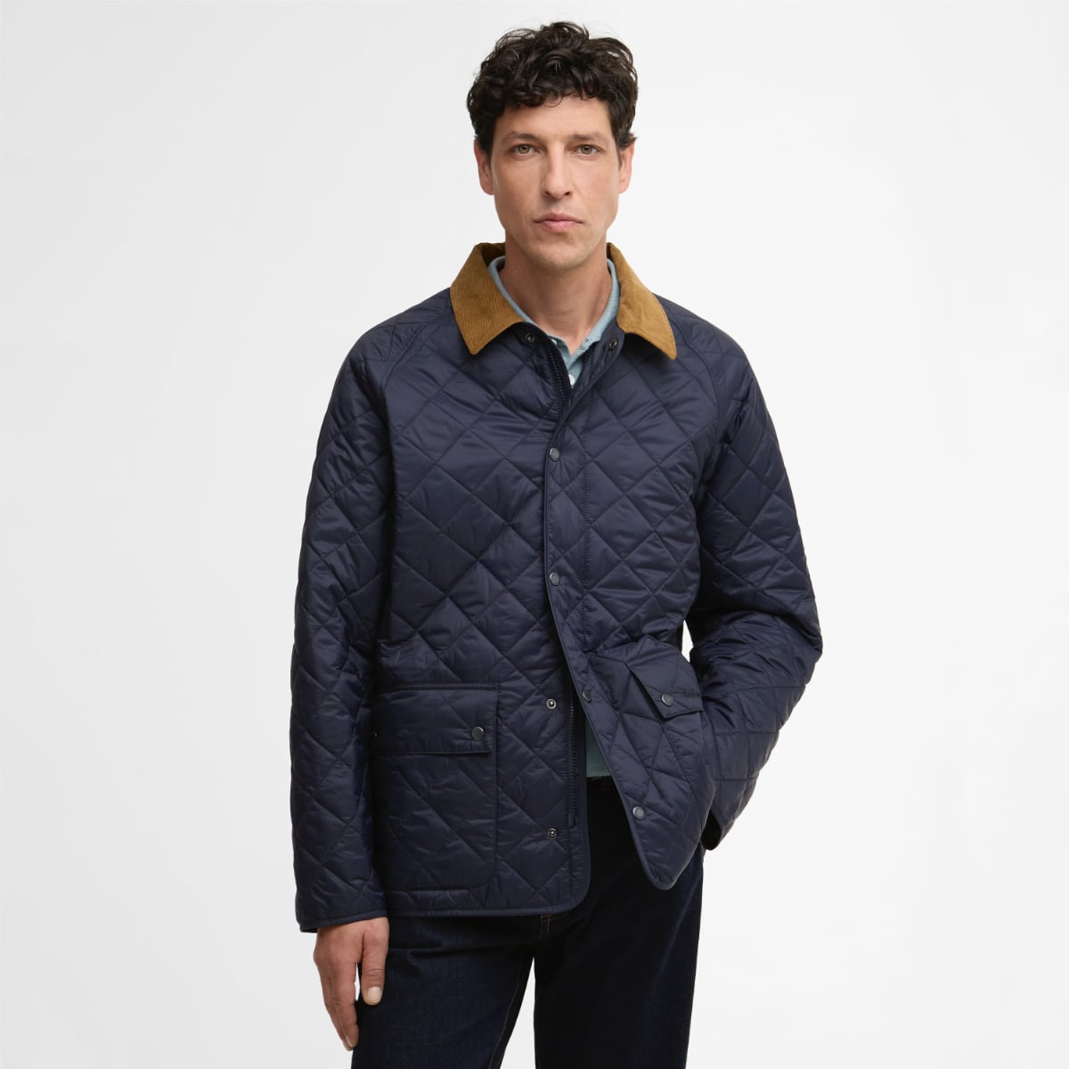 Barbour City Bedale Quilted Men's Jacket | Navy