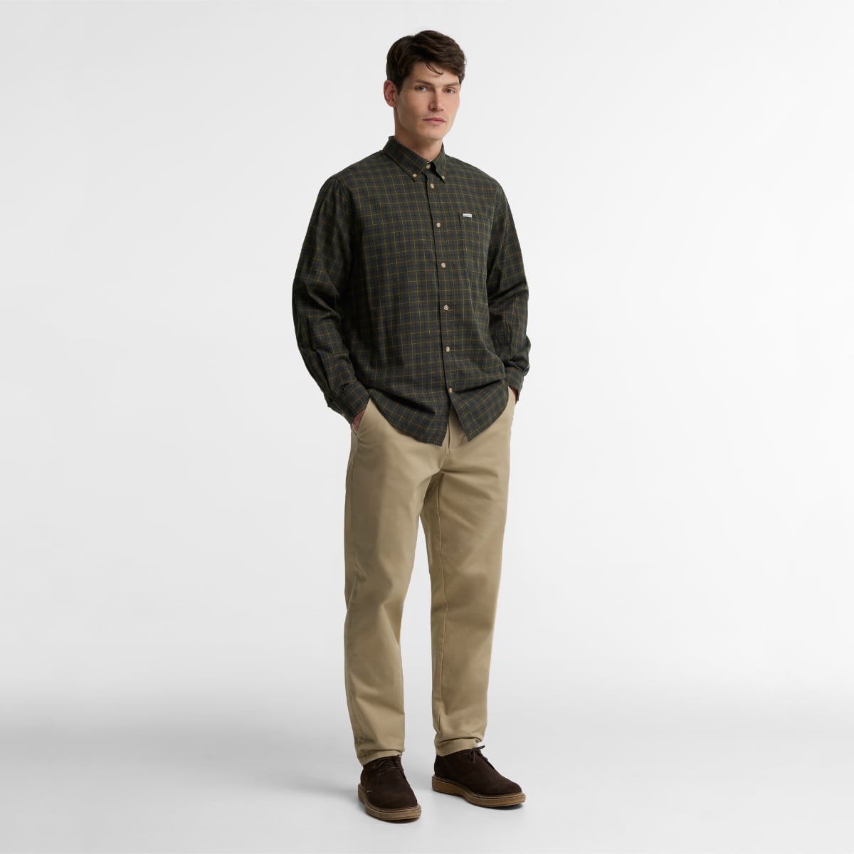 Barbour Bank Regular Fit Men's Shirt | Olive