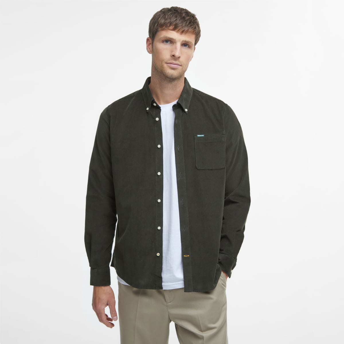 Barbour Ramsey Tailored Fit Men's Shirt | Forest